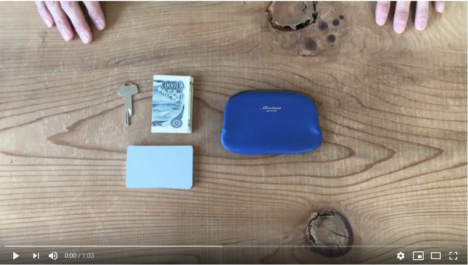 How to use “Gamaguchi coin case” – with cards,key,bills