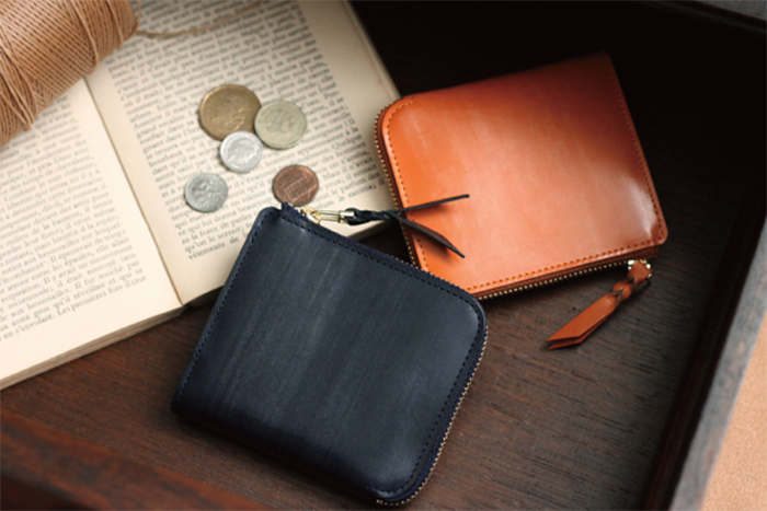 【Bridle leather】L-Zip wallet “Cram”