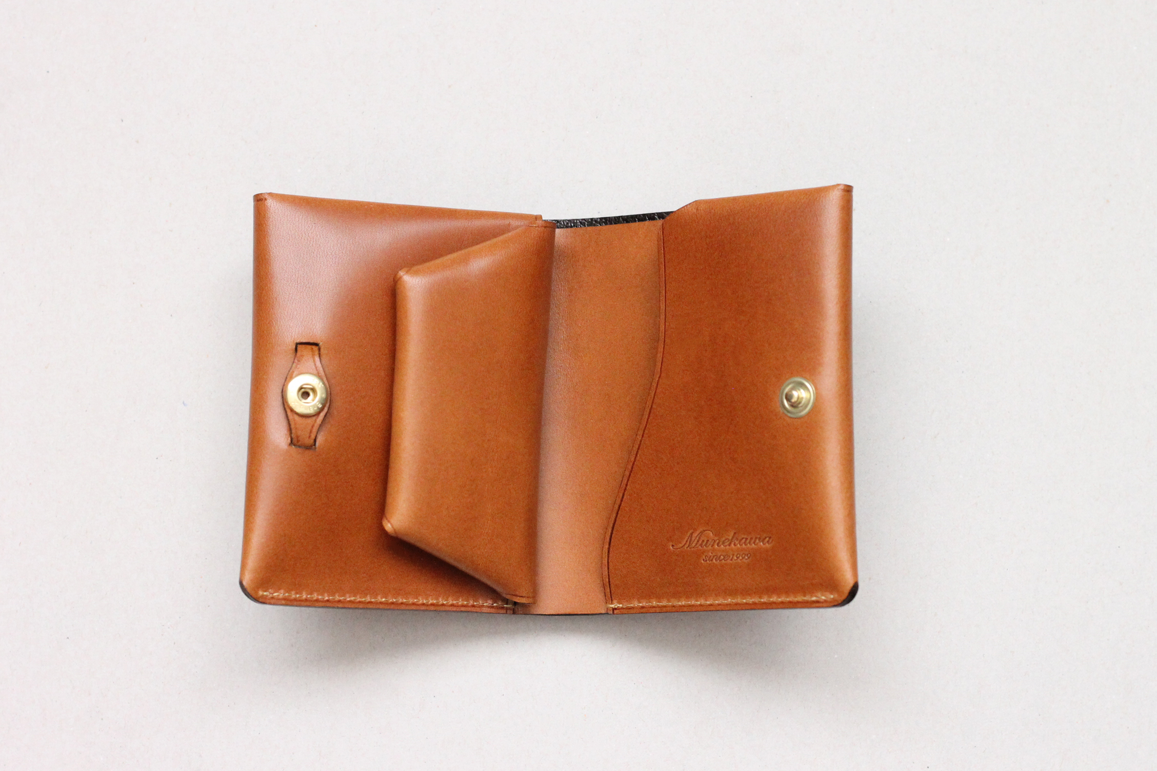 新作＞ミニ財布Enfoldーシンプルな二つ折りのミニ財布3種 | munekawa