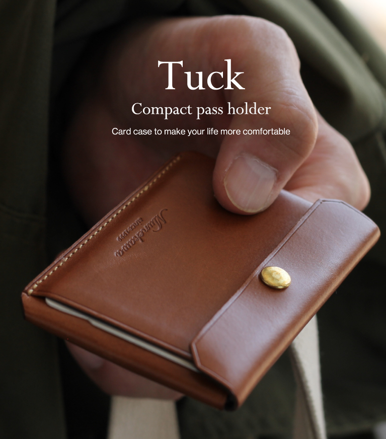 コンパクトな本革パスケース Tuck – キャッシュレス財布にものスマホ特集ページ