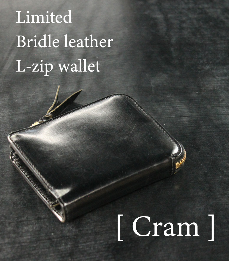 【Limited】L-Zip wallet “Cram” 3/3 11:00~販売開始のスマホページ