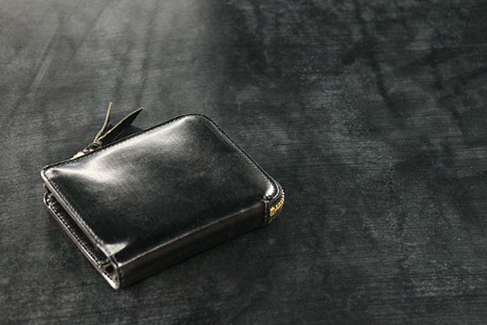 【限定の革】L字ファスナー財布「Cram」 ３年ぶりにブライドルレザーBLACKで製作します。