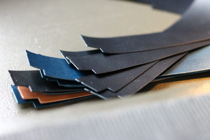 薄型長財布を製作中・・・。</br>封筒のような薄型長財布-Encase-