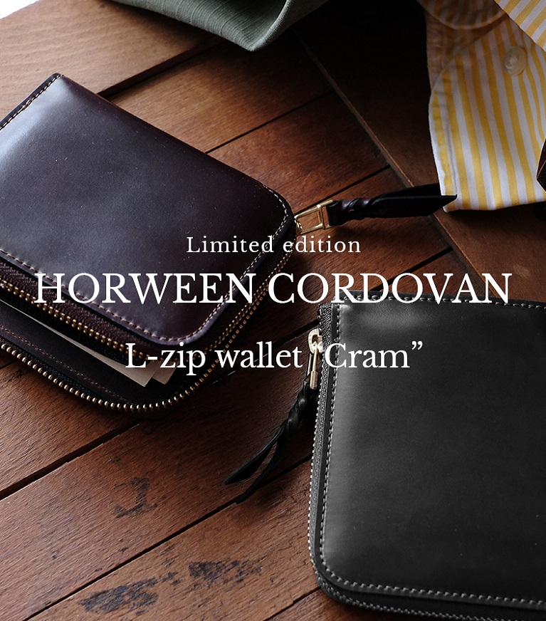 【Limited】L-zip wallet Cram