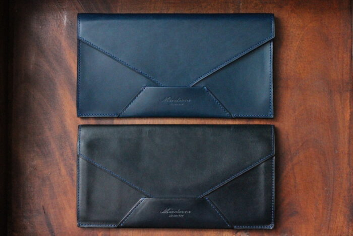 大阪の革工房 Munekawa 封筒型長財布 Encase