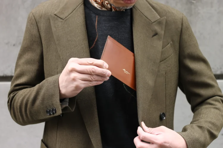 革製品Munekawa シンプルな長財布 Divide